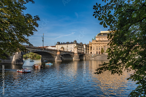 Prague city - Czech Republic - river view