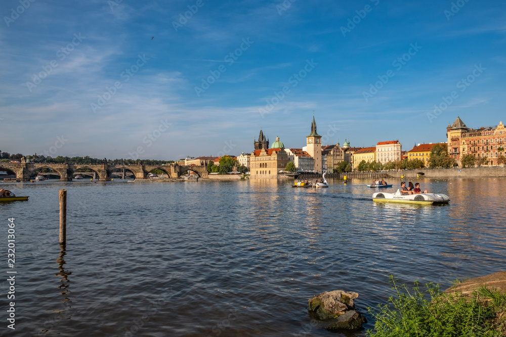 Prague city - Czech Republic - river view