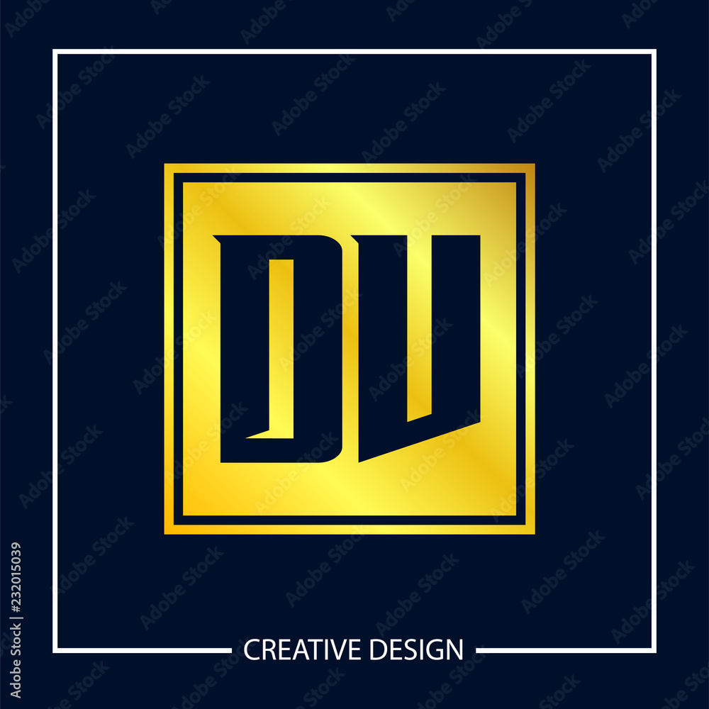 Initial Letter DV Logo Template Design Vector Illustration Initial Letter DV Logo Template Design Vector Illustration