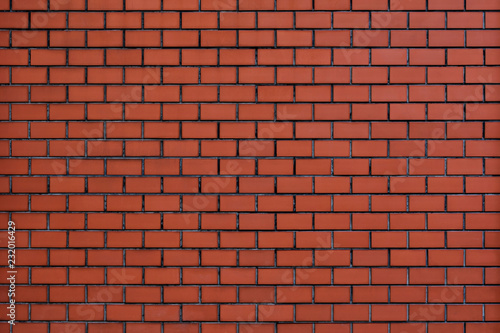 Orange brick wall textured background