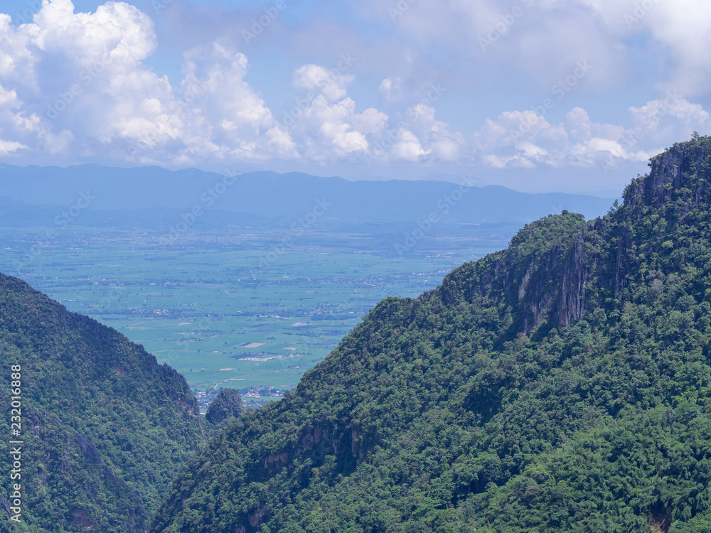 Scenic view landscape of mountains in northern thailand. Scenic view landscape of mountains in northern thailand.