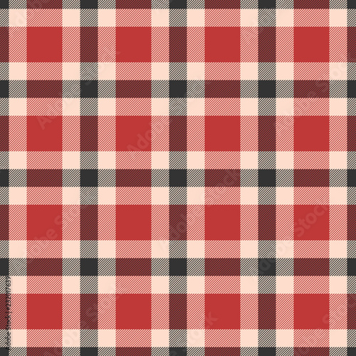 Classic tartan, Picnic tablecloth, Gingham, Buffalo, Lamberjack, Merry Christmas check plaid seamless patterns.