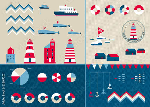7146943 Vector templates for info graphics in nordic style