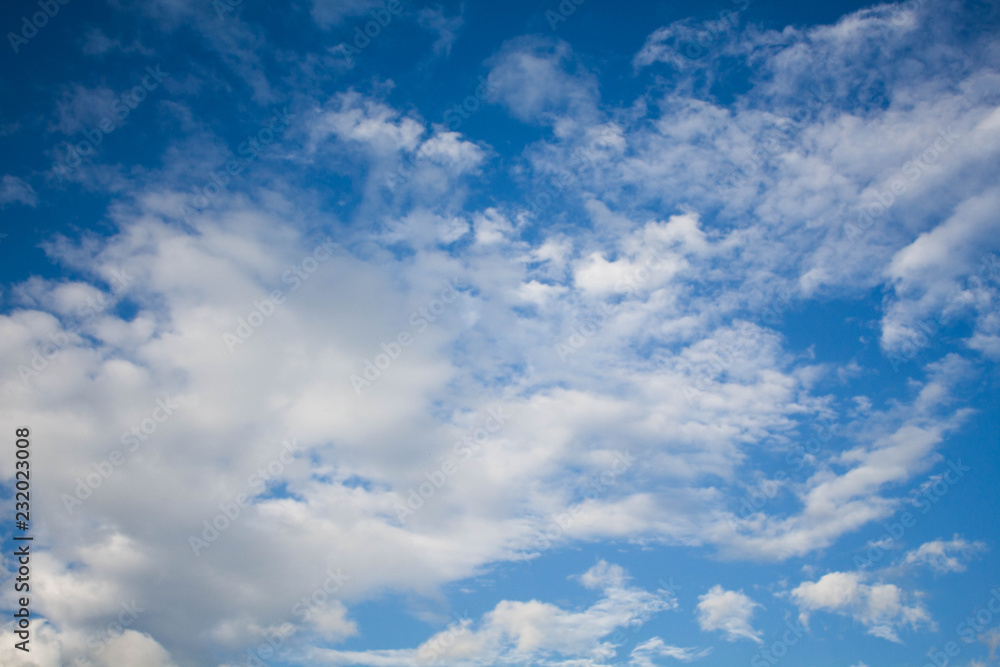 Background from beautiful blue sky with cloud.