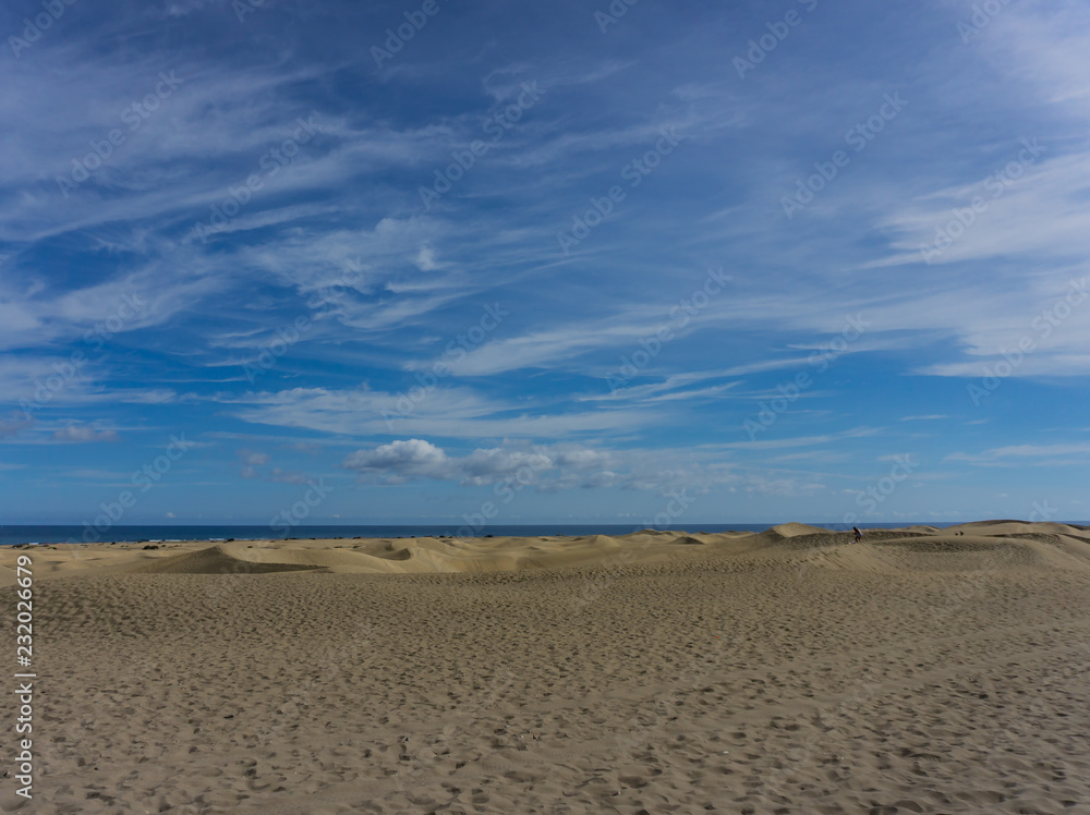 Sanddünen beim Ort von Maspalomas auf Gran Canaria Sanddünen beim Ort von Maspalomas auf Gran Canaria
