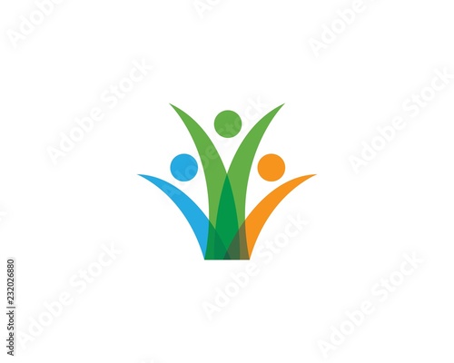 community care Logo template