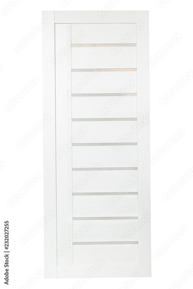 interior doors on a white background isolated