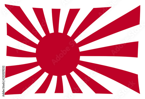 Japanese Flag Waving