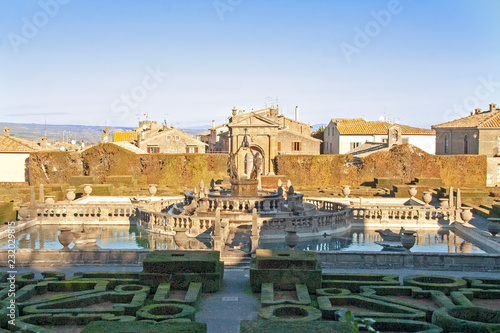 the garden of villa lante photo