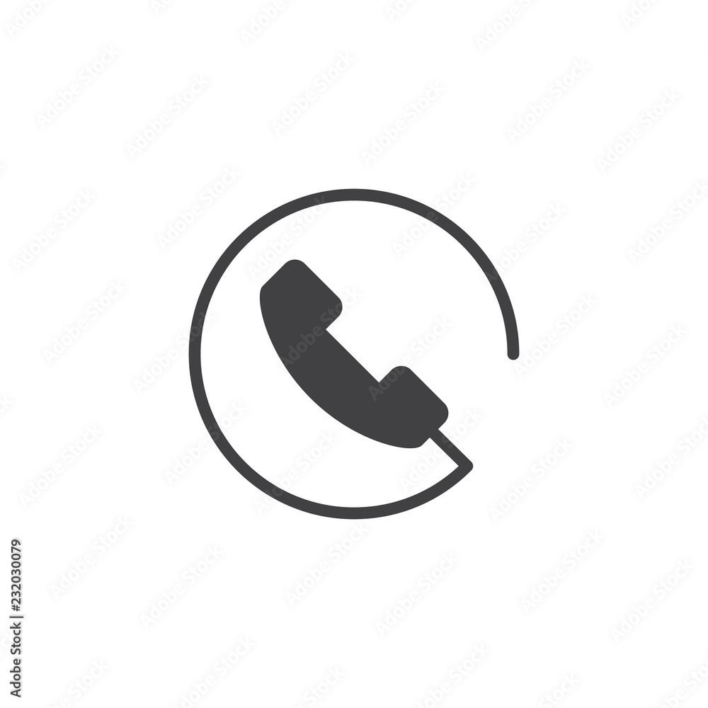 Wire telephone vector icon. filled flat sign for mobile concept and web design. Handset phone simple solid icon. Symbol, logo illustration. Pixel perfect vector graphics Wire telephone vector icon. filled flat sign for mobile concept and web design. Handset phone simple solid icon. Symbol, logo illustration. Pixel perfect vector graphics