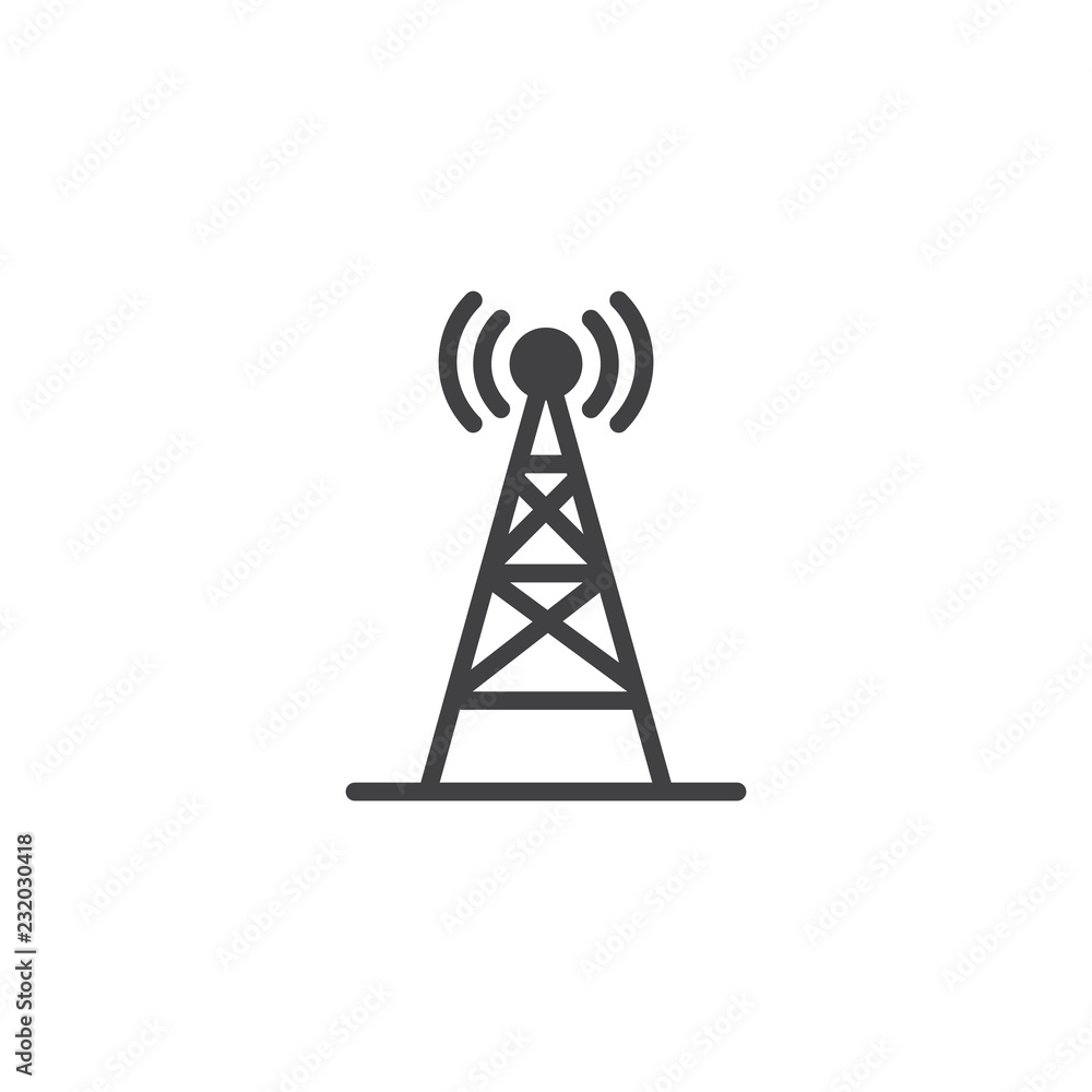 Radio antenna wireless vector icon. filled flat sign for mobile concept and web design. Network signal antenna simple solid icon. Symbol, logo illustration. Pixel perfect vector graphics Radio antenna wireless vector icon. filled flat sign for mobile concept and web design. Network signal antenna simple solid icon. Symbol, logo illustration. Pixel perfect vector graphics