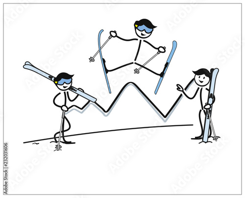 ski humour dessin