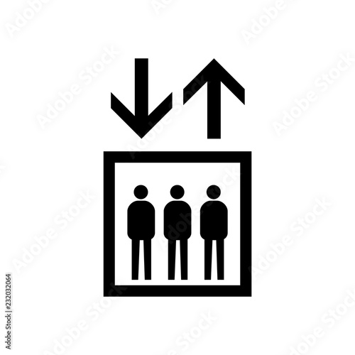 elevator,lift icon / public information symbol