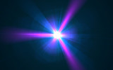 Abstract image of lighting flare.Abstract sun burst with digital lens flare background