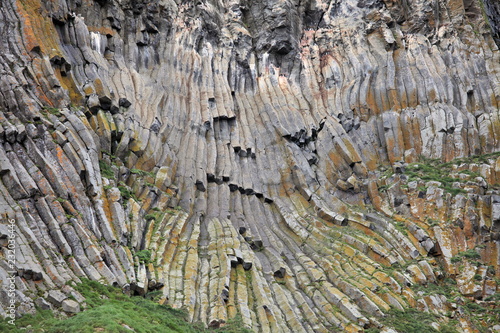 Fotografija Arctic rocks background - basalt or touchstone formations