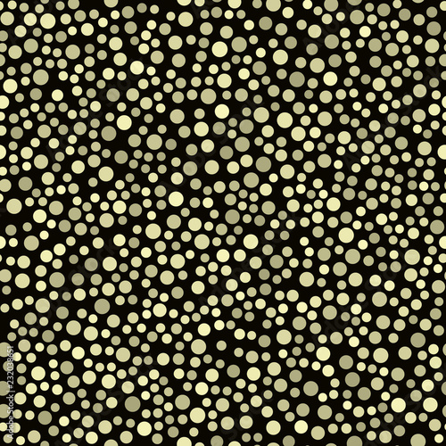 Abstract seamless pattern. Simple and interesting at the same time. A harmonious combination of black and muted yellow tones.