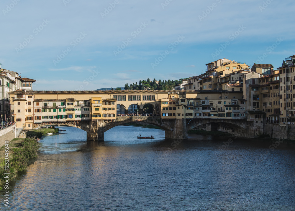 Ponte Vecchio over Arno river. Florence, Italy 