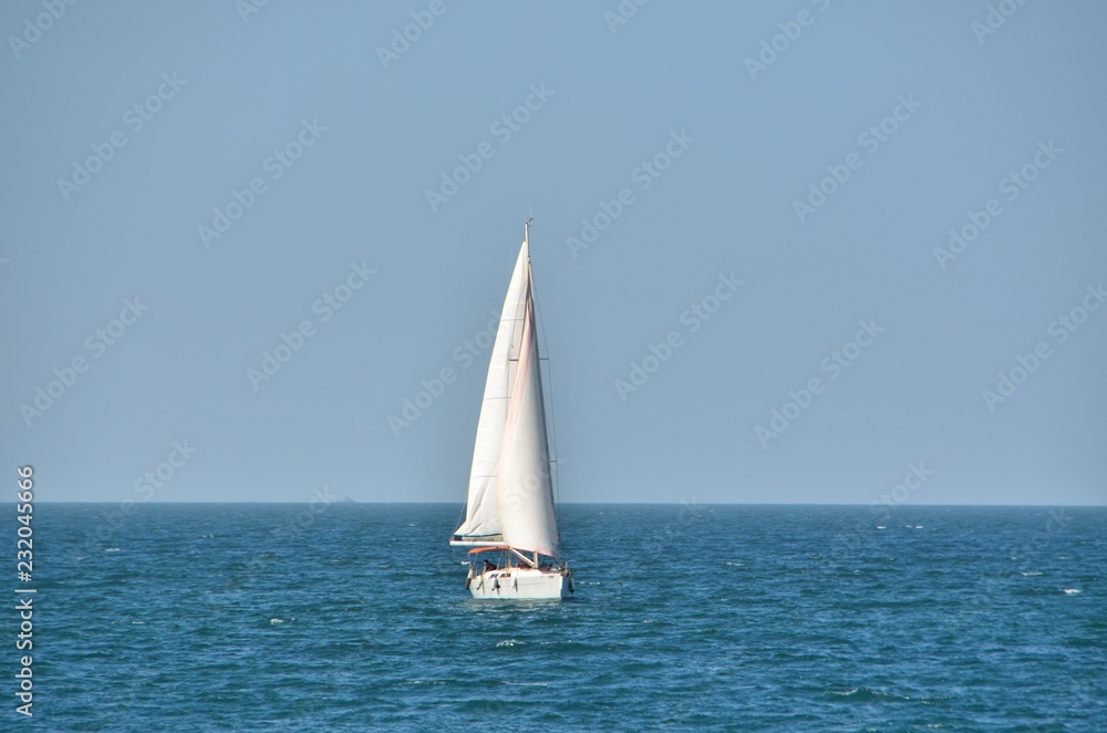 Boat at sea