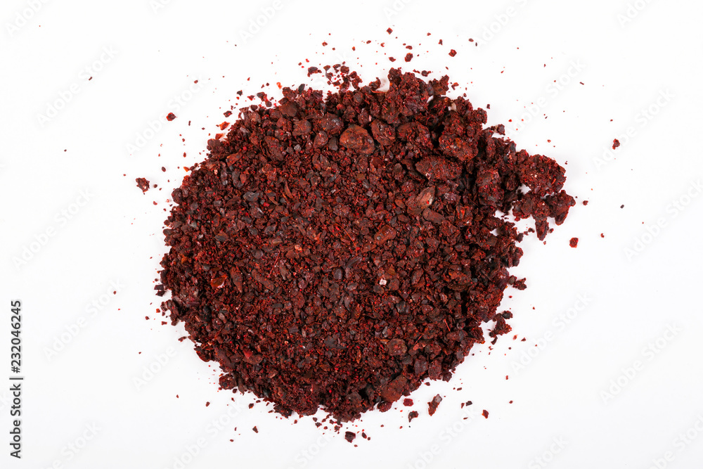 Ground sumac spice. Ground sumac spice.