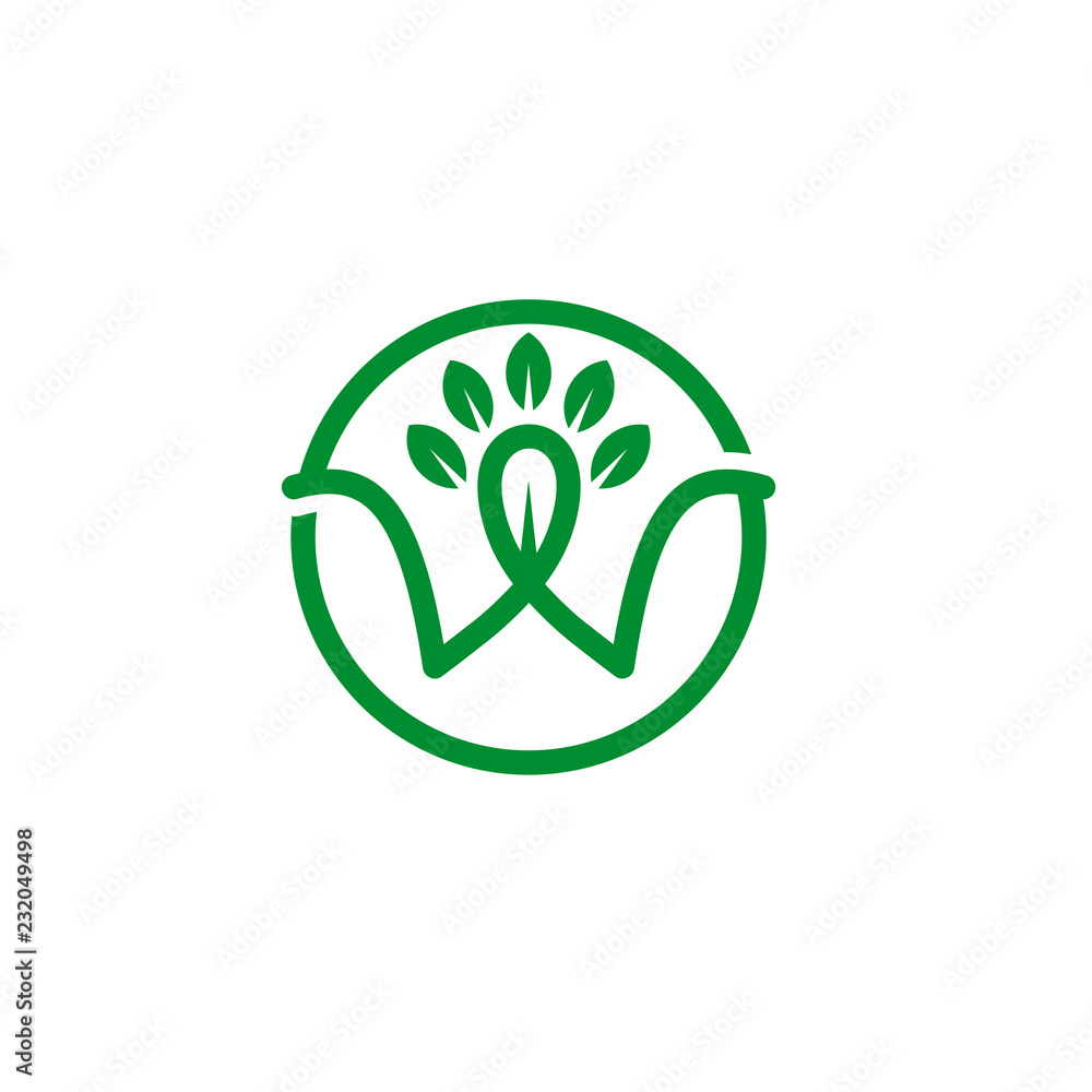 Letter w logo template, eco wood icon symbol design vector illustration-01 Letter w logo template, eco wood icon symbol design vector illustration-01