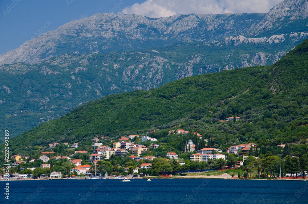 Boka Kotor bay, Herceg Novi and Mount Orjen Dinaric Alps, Montenegro