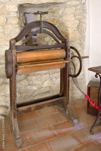 German Miele Antique wringer washer photo