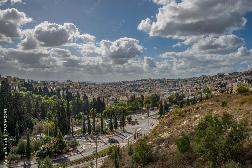Obraz premium View of the old town of Nazareth, Israel