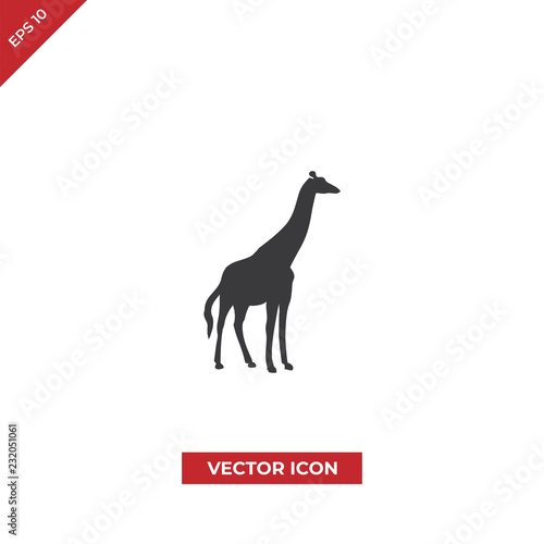 Giraffe vector icon