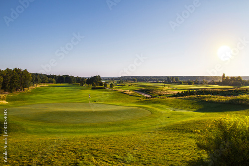 background landscape golf course.