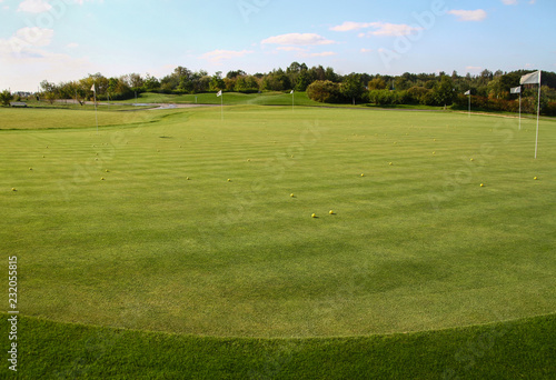 background landscape golf course