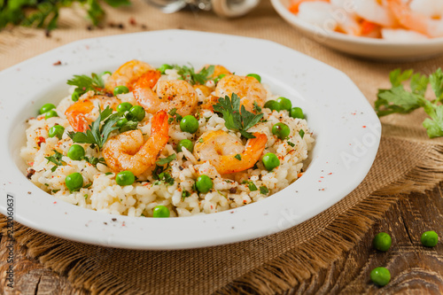 Risotto With Shrimp.
