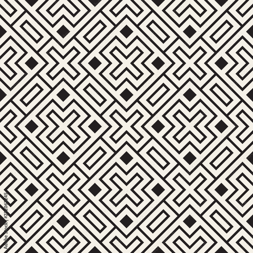 Vector seamless pattern. Modern stylish abstract texture. Repeating geometric tiles Vector seamless pattern. Modern stylish abstract texture. Repeating geometric tiles