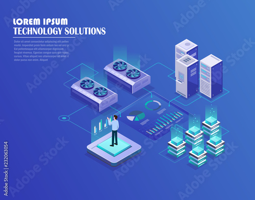 Analyst work on crypto startup