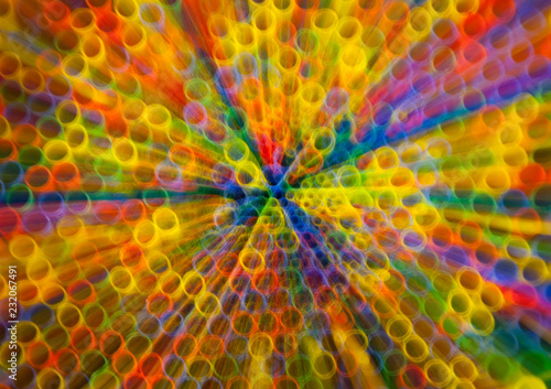 caleidoscoop of straws