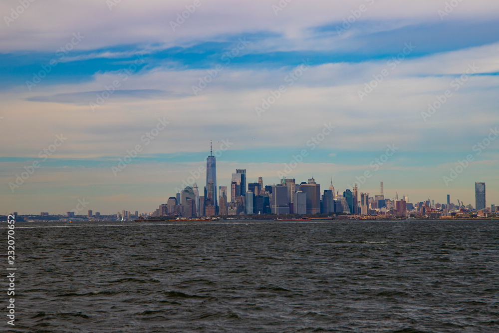 Manhattan view from Brooklyn, USA