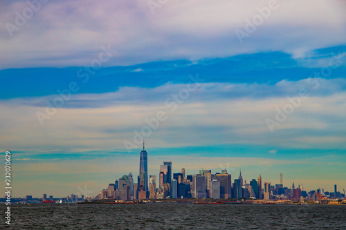 Manhattan view from Brooklyn, USA