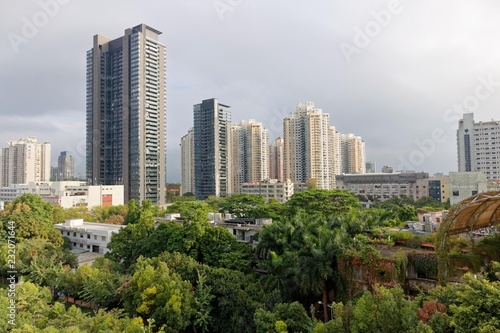 Shenzhen city daylight skyline © MaxK