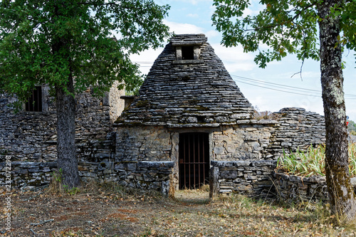 Cabanes pierre sèche photo