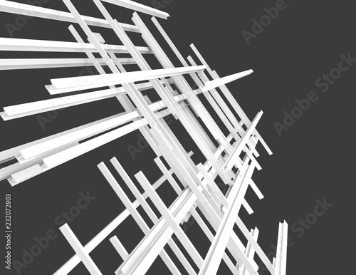 abstract background construction .3d rendered illustration