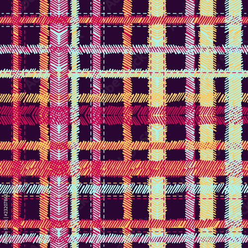 Abstract Ikat and boho style handcraft fabric pattern. Traditional Ethnic design for clothing and textile background, carpet or wallpaper