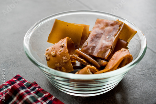 Turkish Pestil / Dried Fruit Pulp with Sesame and Walnut / Churchkhela photo