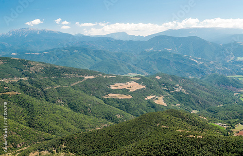 Mountains of the Pyrenees in Spain