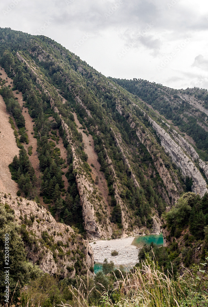 Mountains of the Pyrenees in Spain