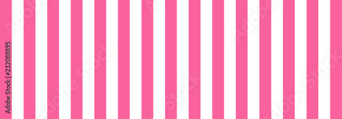 Pink Striped Banner
