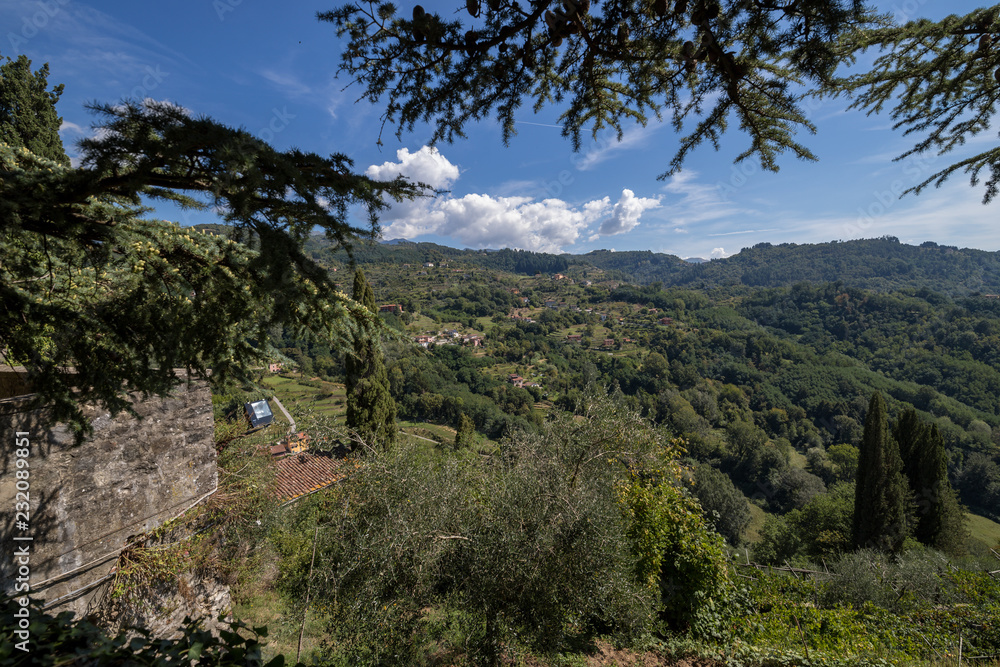Fototapeta premium Barga, little village in Tuscany