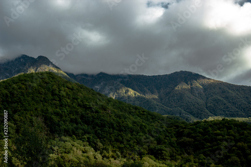 clouds and mountains