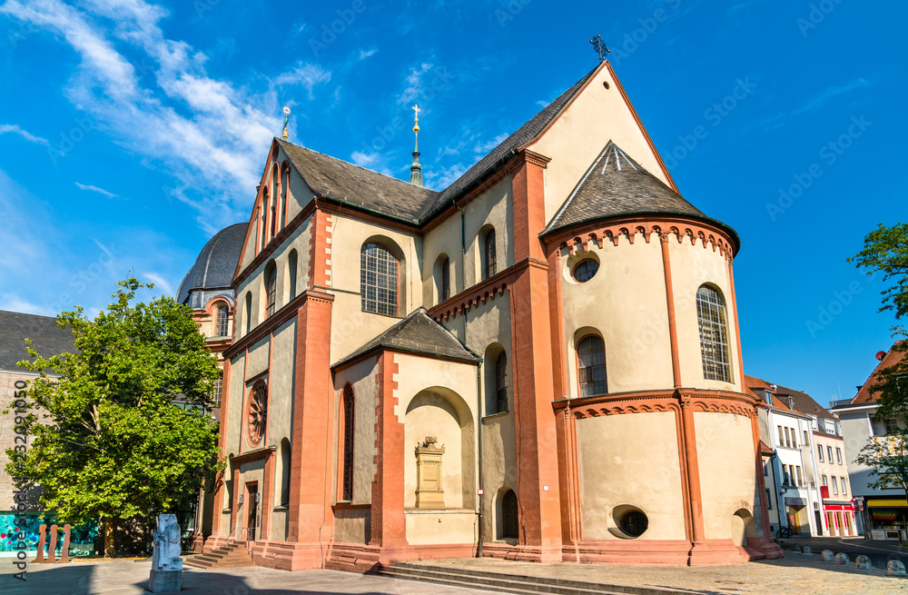 The Neumunster collegiate church in Wurzburg, Germany