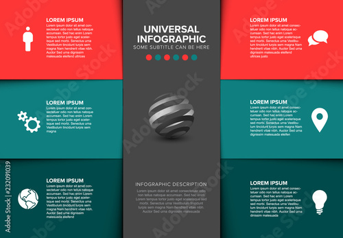 Vector multipurpose Infographic template