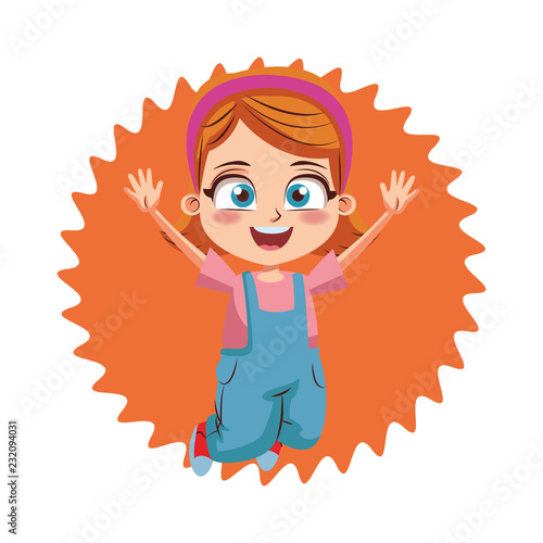 Girl children cartoon