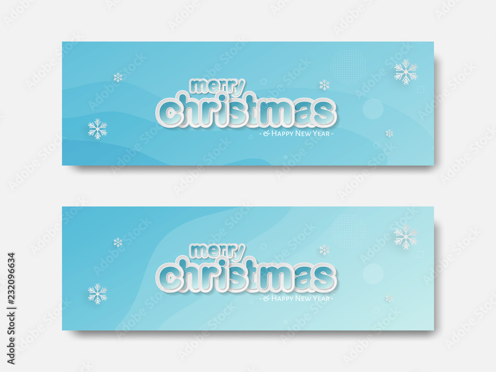 Paper Cut, Card, Banner, Merry Christmas and Happy New Year Background Paper Cut, Card, Banner, Merry Christmas and Happy New Year Background